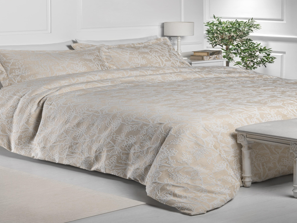 Design Port Arley Linen Jacquard Cotton Duvet Cover Sets